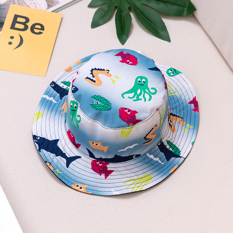 Wholesale Kids Summer Beach Polyester Bucket Hat