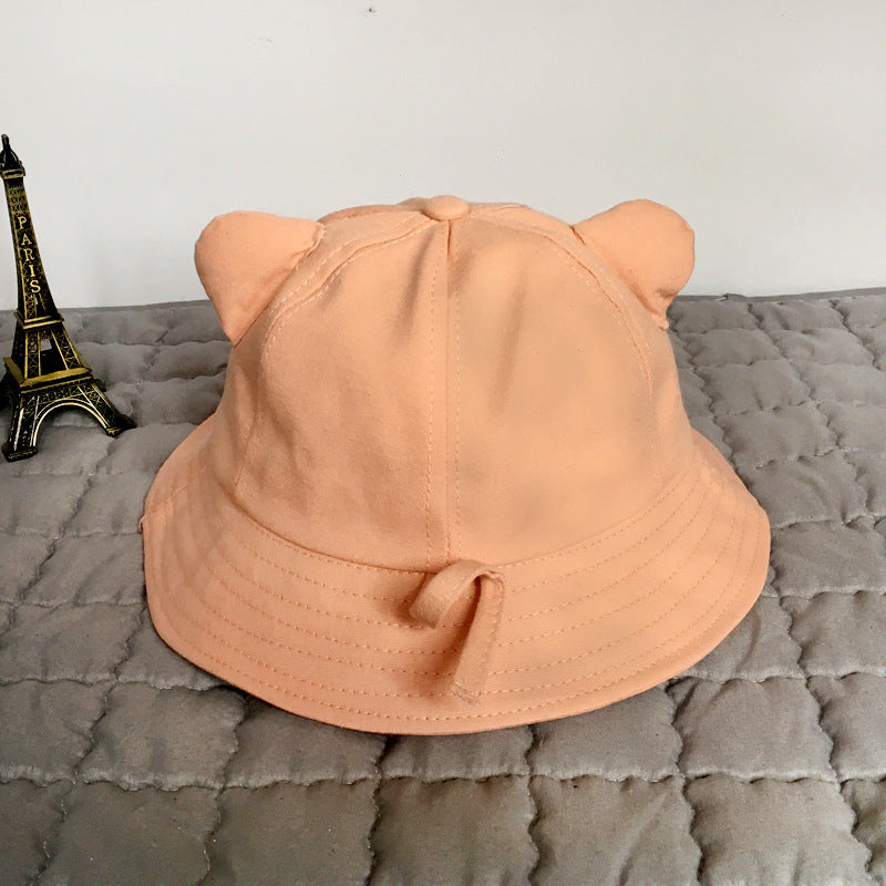 Venta al por mayor Sombrero de pescador de algodón para niños lindos