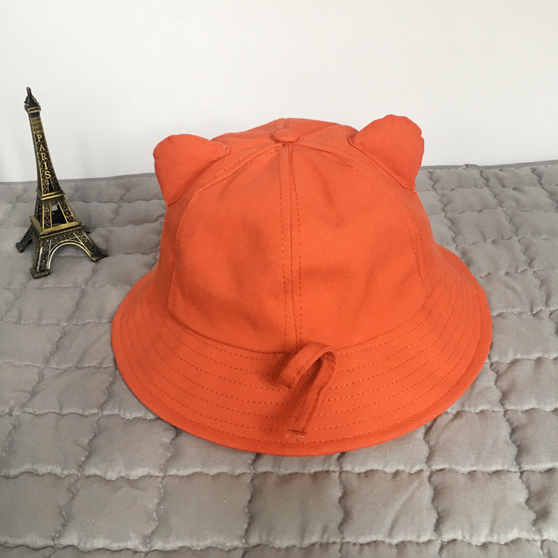 Venta al por mayor Sombrero de pescador de algodón para niños lindos