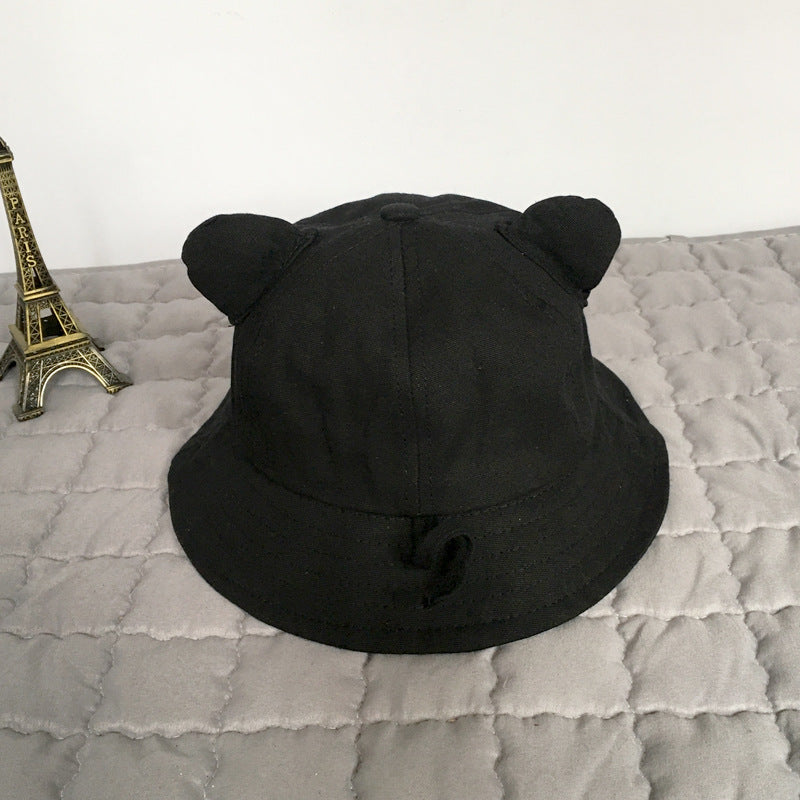 Venta al por mayor Sombrero de pescador de algodón para niños lindos