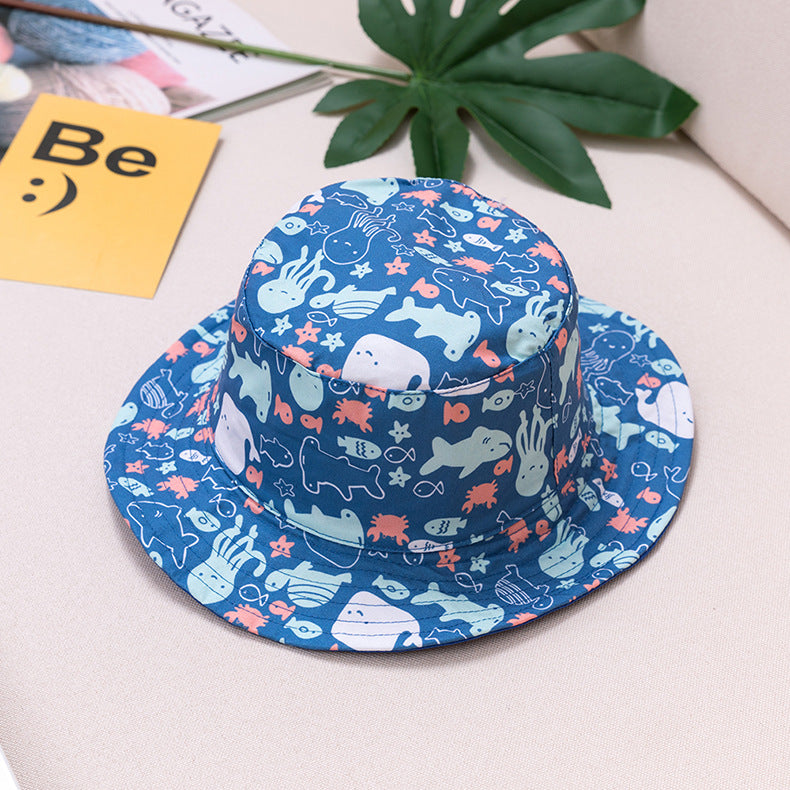 Wholesale Kids Summer Beach Polyester Bucket Hat