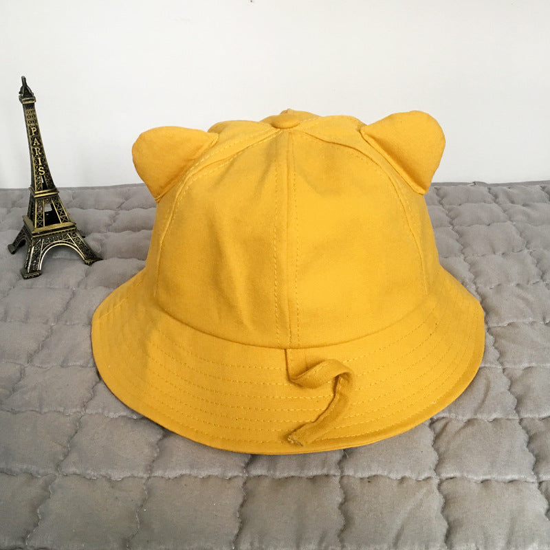 Venta al por mayor Sombrero de pescador de algodón para niños lindos