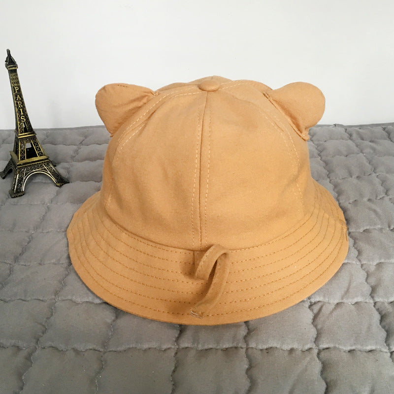 Venta al por mayor Sombrero de pescador de algodón para niños lindos