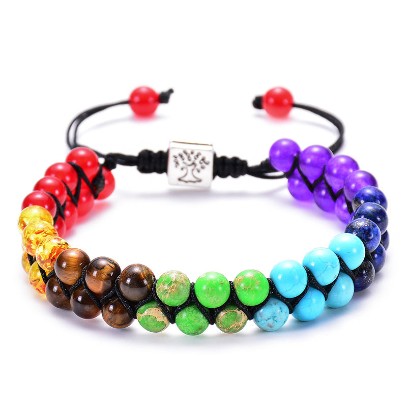 Wholesale Colorful Natural Stone Beads Bracelet