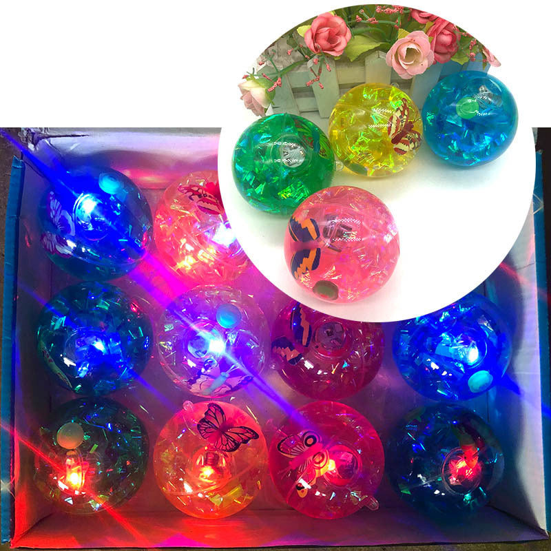 Wholesale Glitter Plastic Jumping Ball