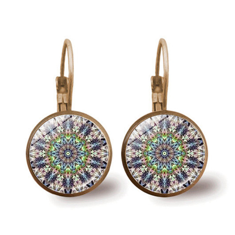 Wholesale Mandala Alloy Earrings