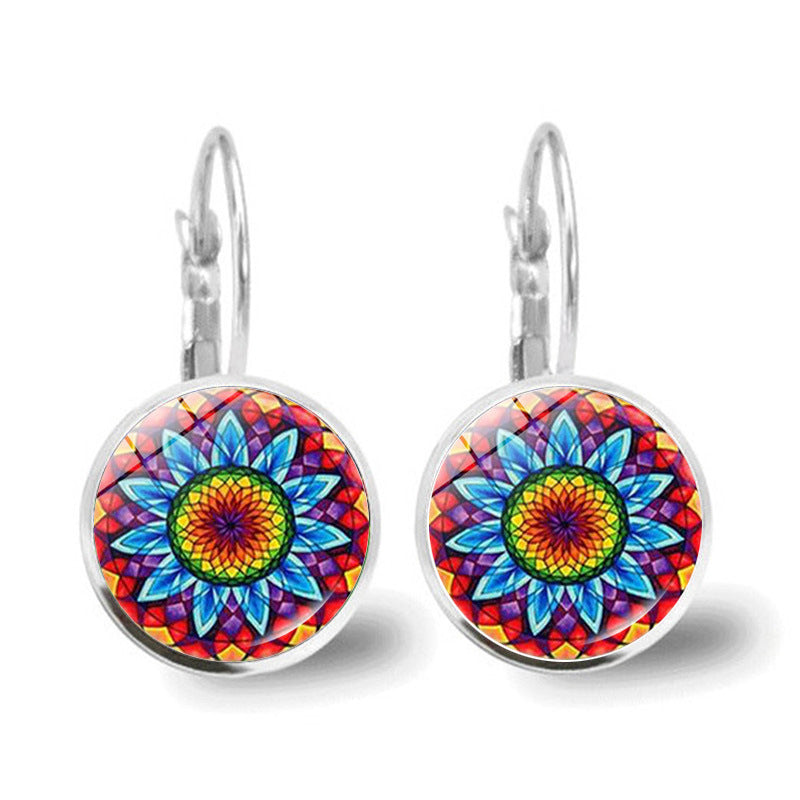 Wholesale Mandala Alloy Earrings