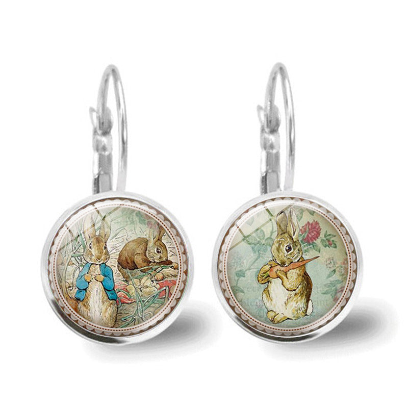 Wholesale Peter Rabbit Alloy Earrings