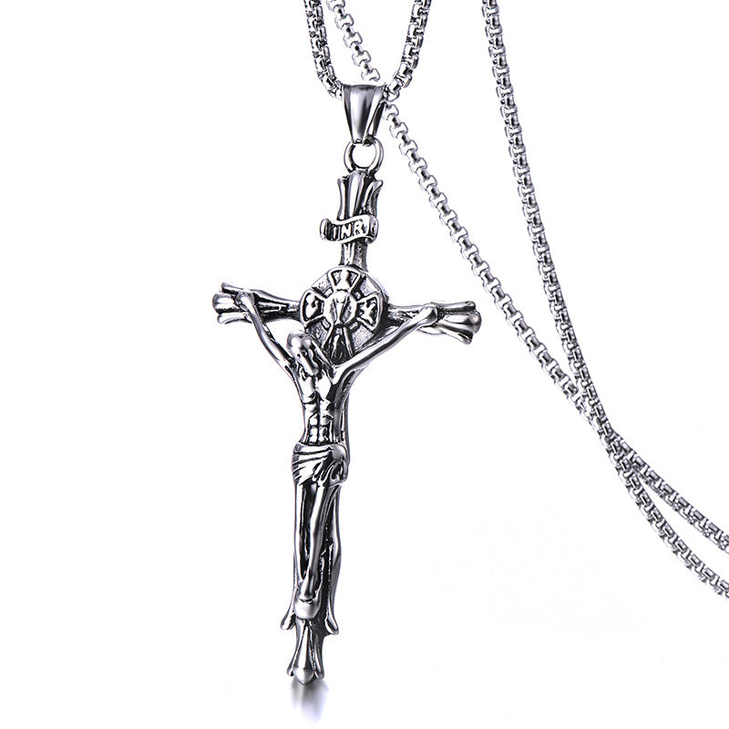 Wholesale Titanium Steel Cross Necklace