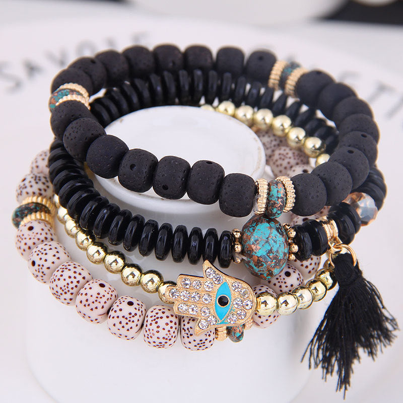 Wholesale Opal Vintage Ethnic Alloy Bracelet