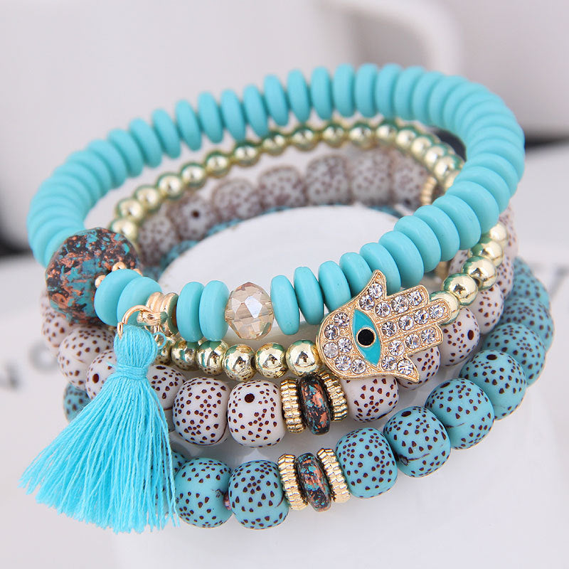 Wholesale Opal Vintage Ethnic Alloy Bracelet