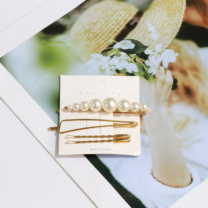 Wholesale Pearl Set Rhinestone Metal Word