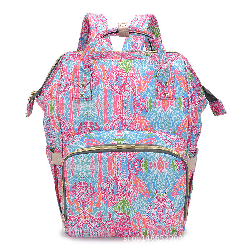 Wholesale Oxford Cloth Leopard Backpack