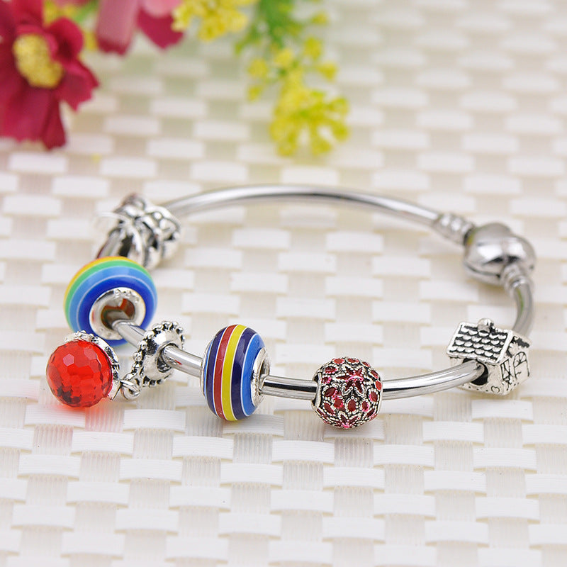 Pulsera Con Cuentas De Aleación De Corazón al por mayor