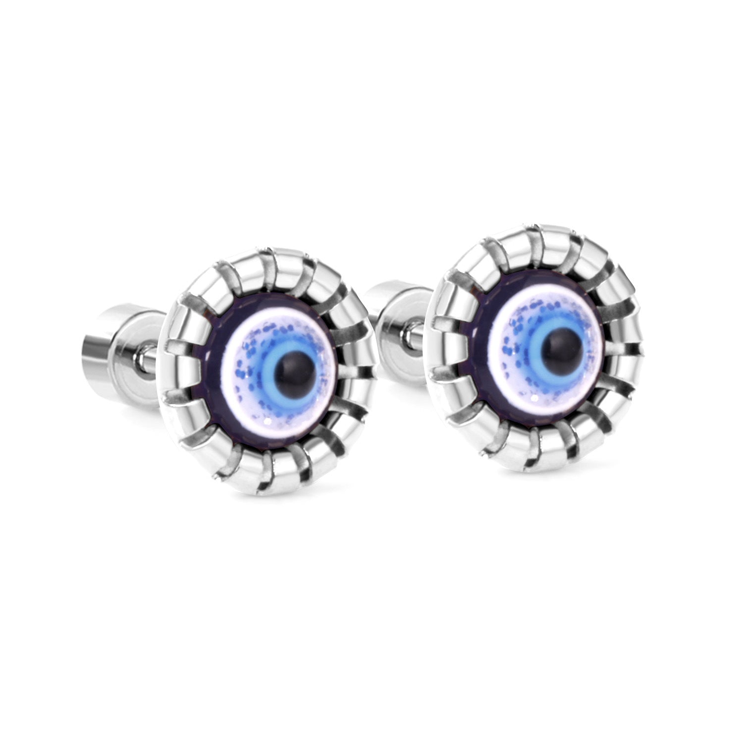 Aretes De Ojo De Diablo De Acero Inoxidable Al Por Mayor