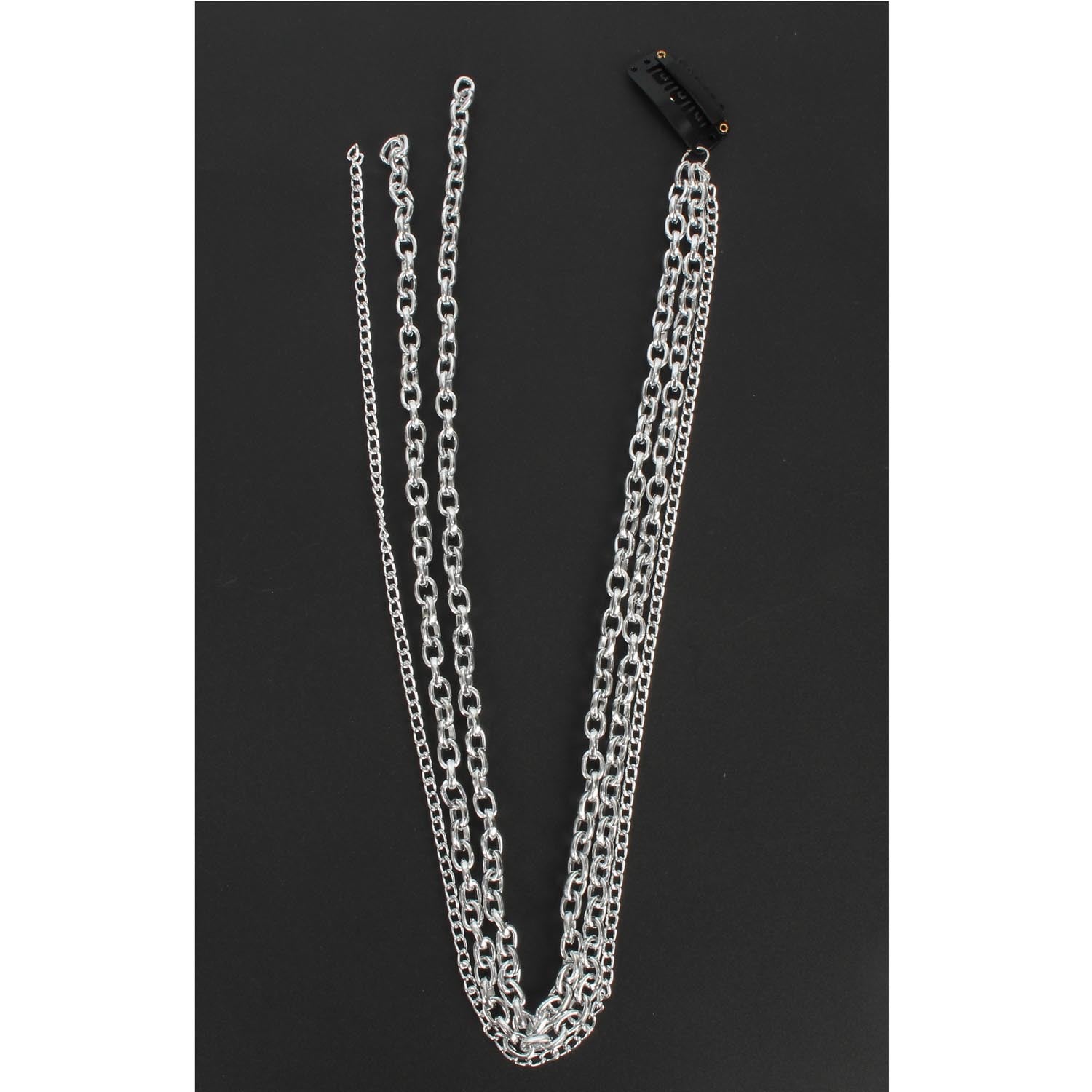 Wholesale Silver Plated Tassel Aluminum Hair Chain BB Hair Clips