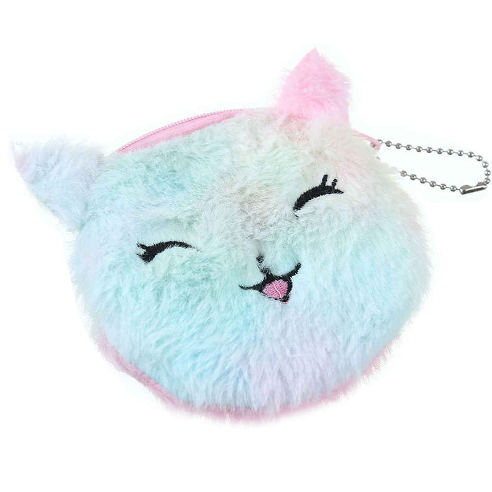 Wholesale Plush Unicorn Plush Zero Wallet Keychain