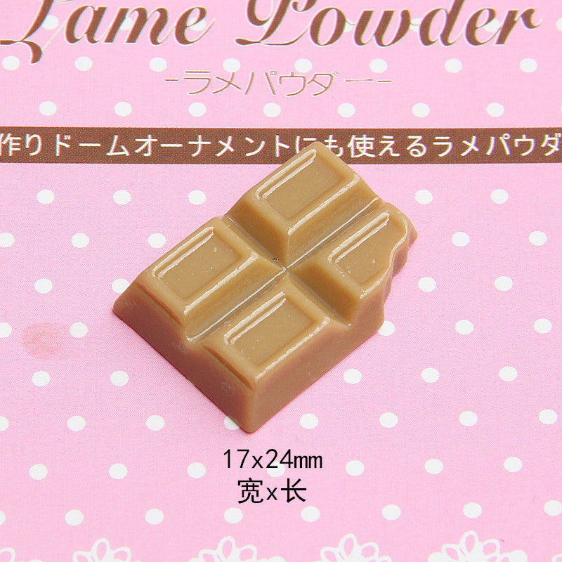 Wholesale 20PCS 10-20MM Imitation Chocolate Resin Flatback