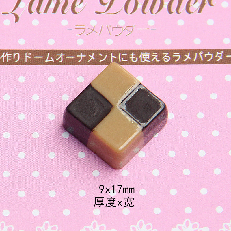 Wholesale 20PCS 10-20MM Imitation Chocolate Resin Flatback