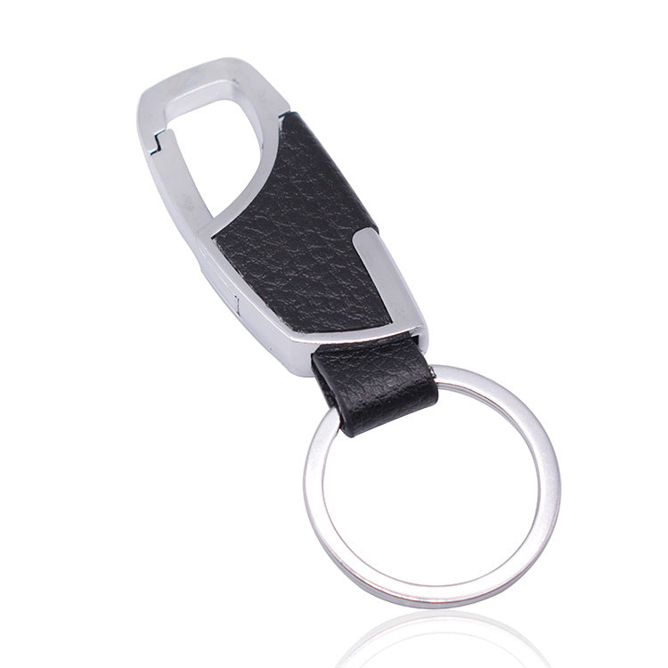 Wholesale 2pcs Men's Car Genuine Leather Keychains