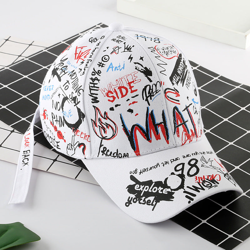 Wholesale Cotton Graffiti Peaked Cap