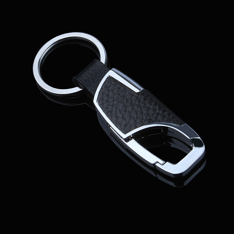 Wholesale 2pcs Men's Car Genuine Leather Keychains
