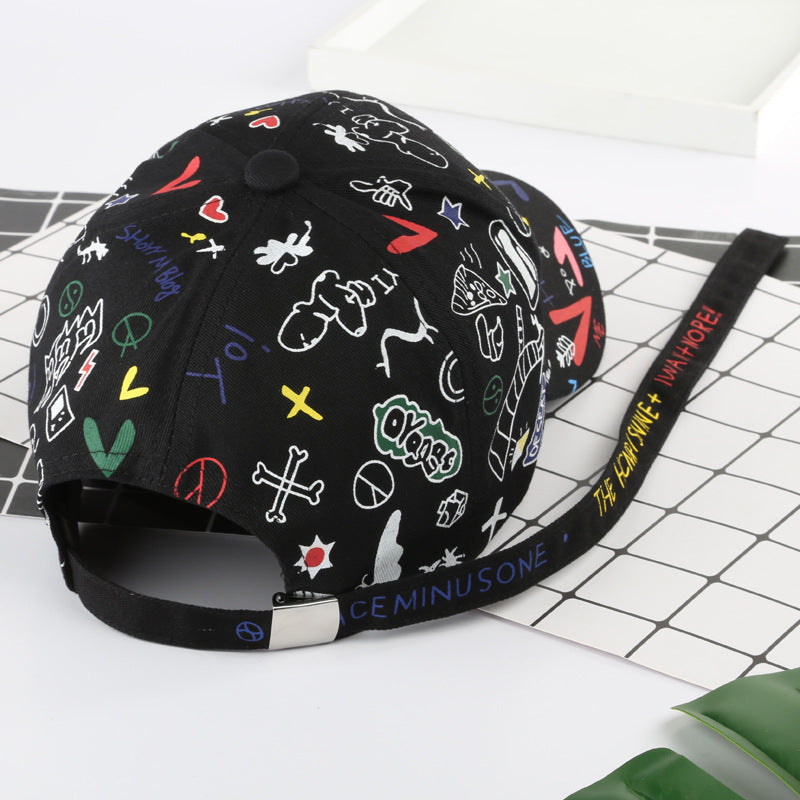 Wholesale Cotton Graffiti Peaked Cap