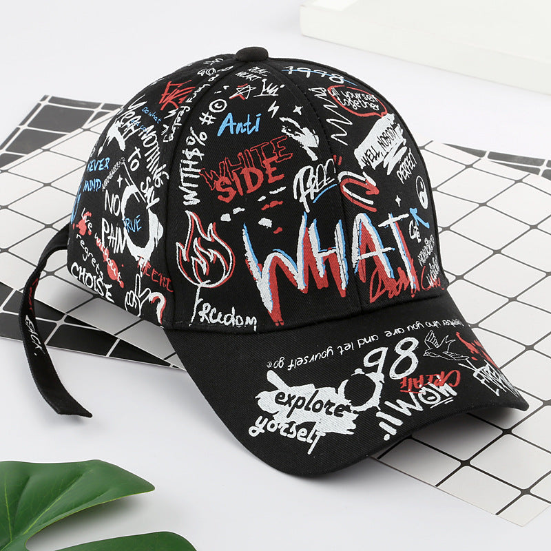 Wholesale Cotton Graffiti Peaked Cap