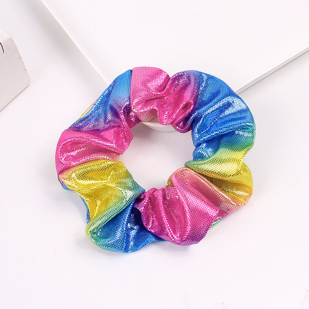 Wholesale Metallic Rainbow Stamping Laser Hair Band