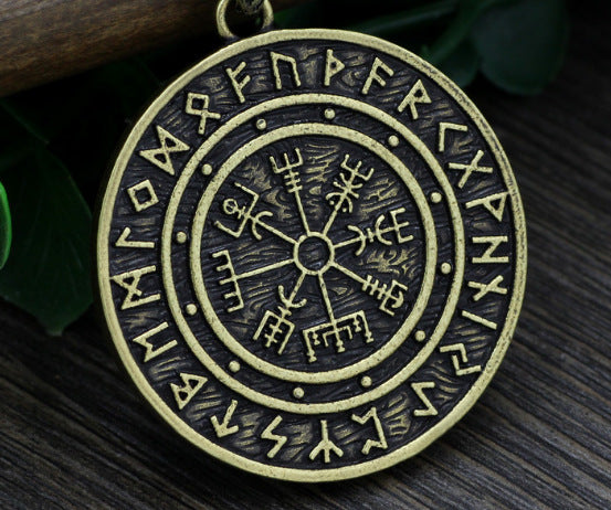 Wholesale Nordic Writing Pendant Necklace