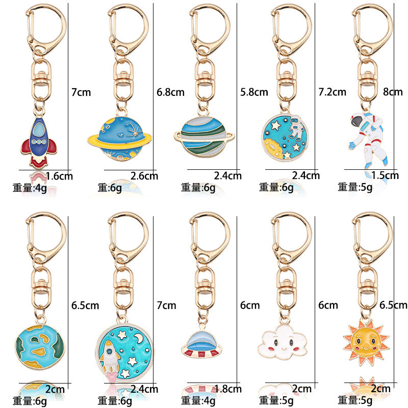 Wholesale Astronaut Multi-element Zinc Alloy Keychain