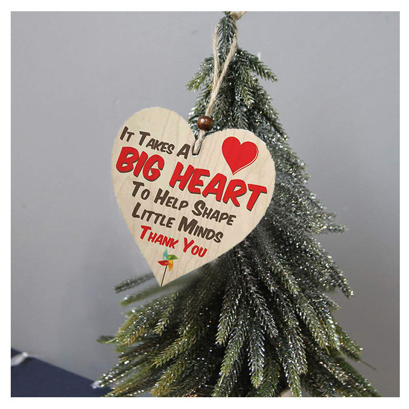 Letrero De Madera En Forma De Corazón De Navidad al por mayor