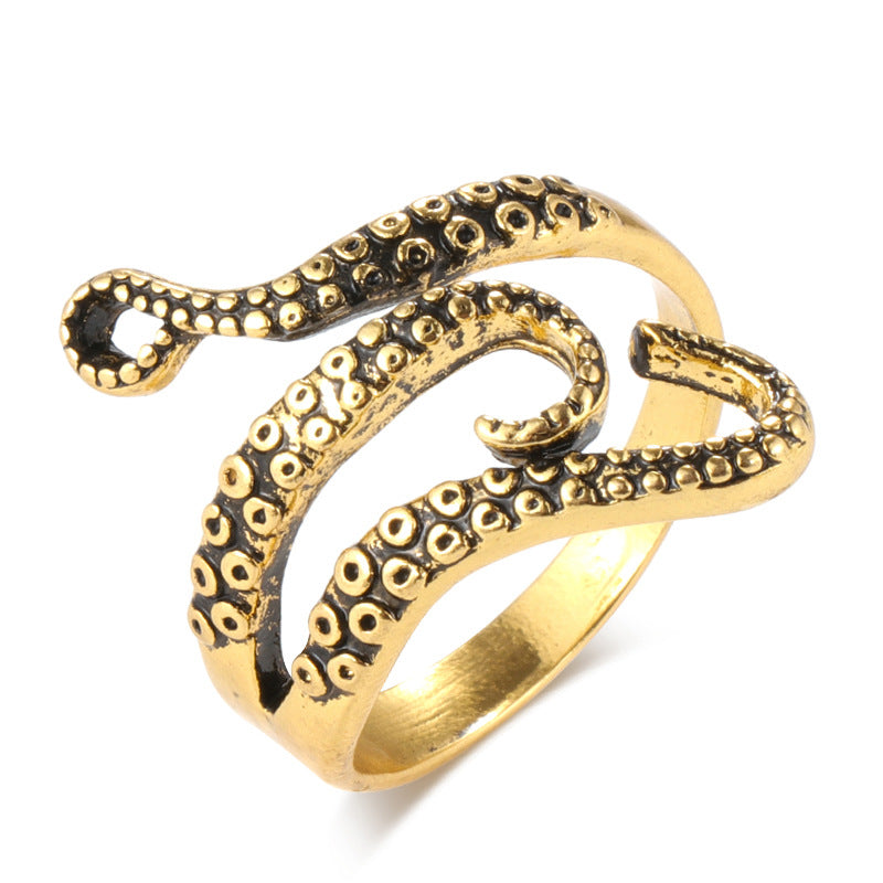 Wholesale Vintage Octopus Alloy Rings