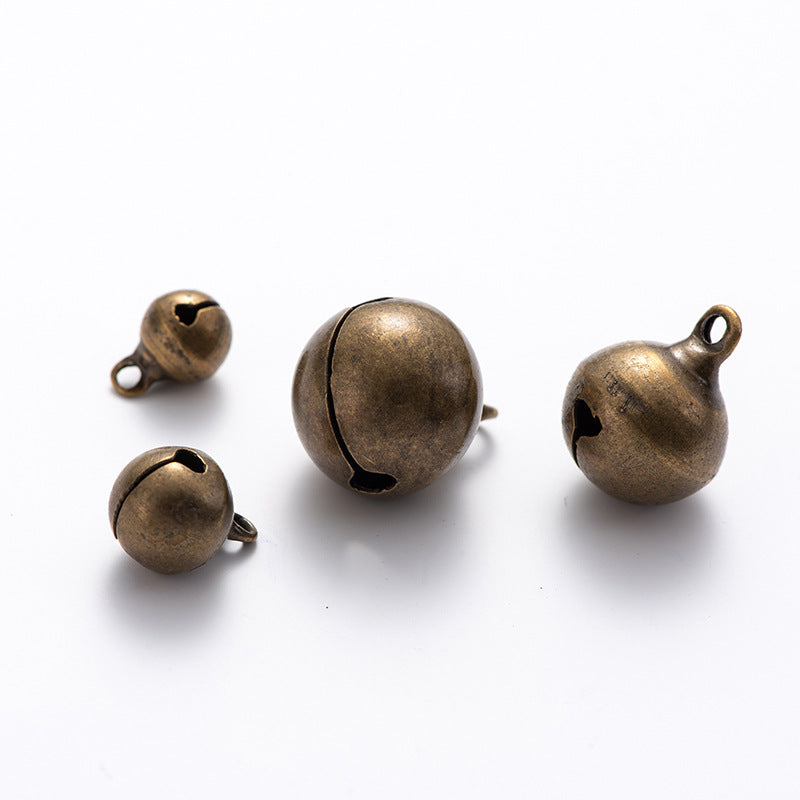 Wholesale 6-25MM Vintage Copper Bell DIY Beads