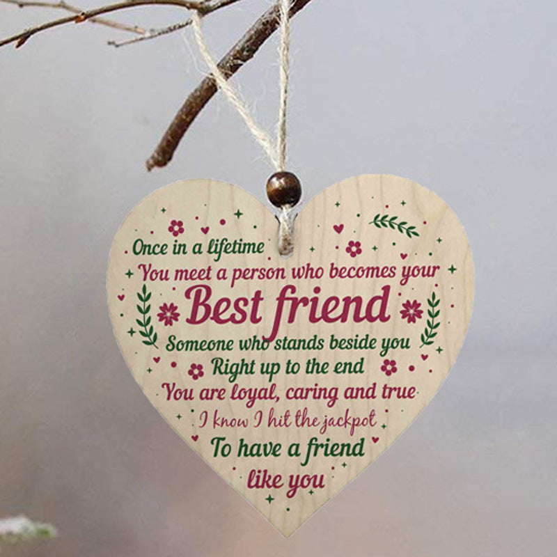 Letrero De Madera En Forma De Corazón De Navidad al por mayor