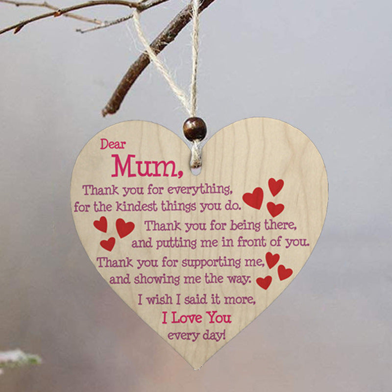 Letrero De Madera En Forma De Corazón De Navidad al por mayor