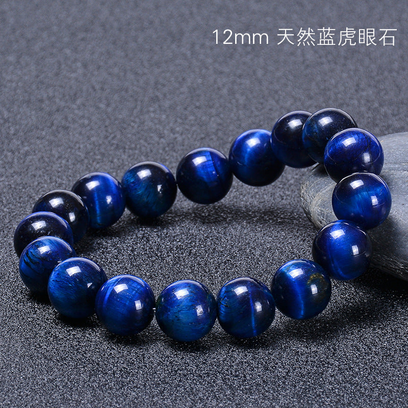 Wholesale Natural Blue Tiger Eye Stone Eagle Eye Stone Cat Eye Bracelet