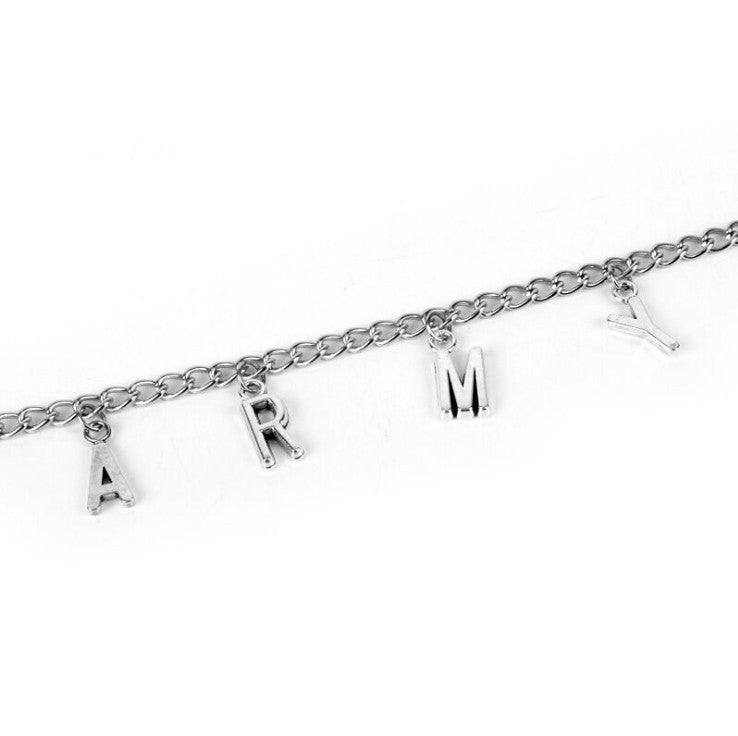 Wholesale BTS Alphabet ARMY Bracelet