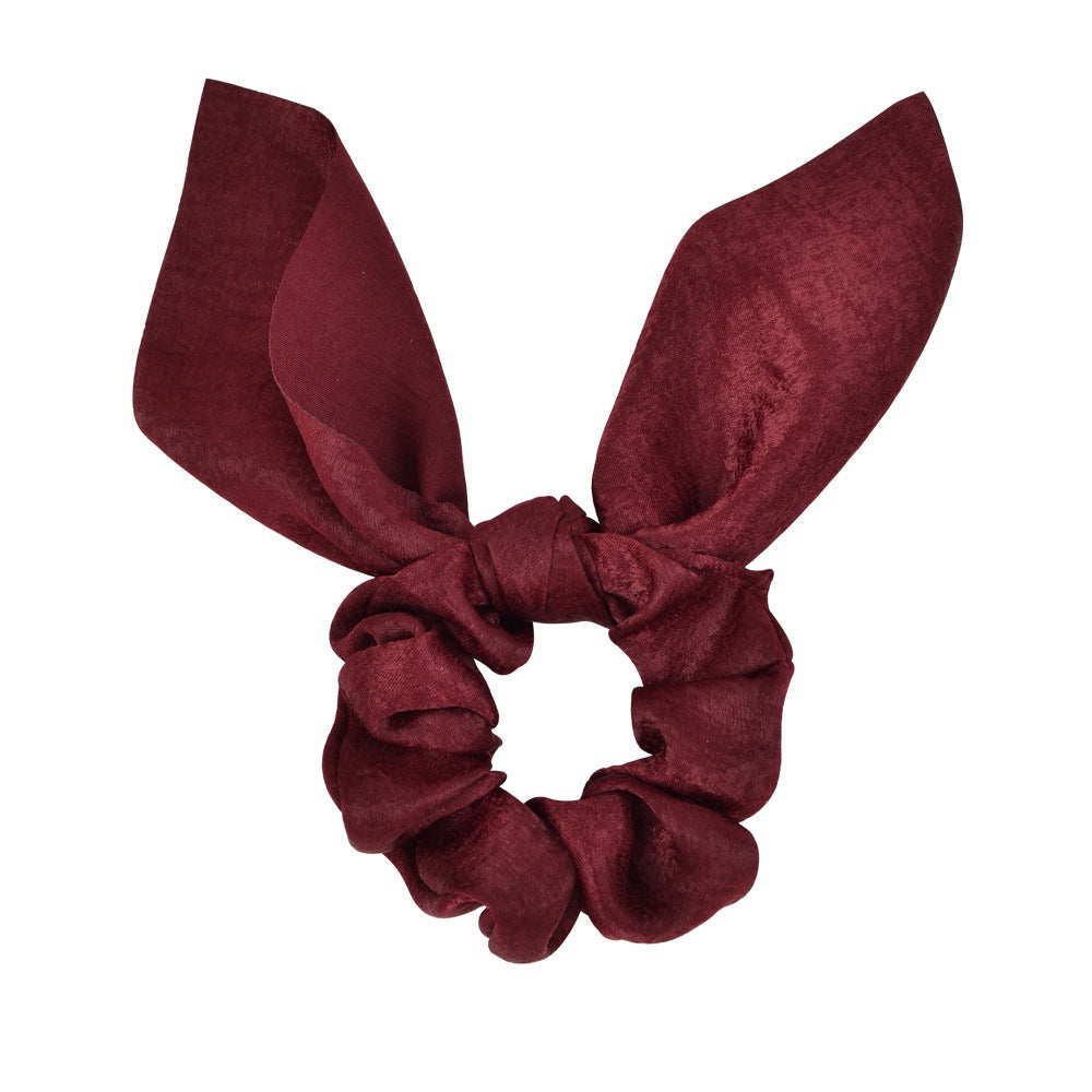 Wholesale Tassel Knot Cloth Bowel Hair Scrunchies