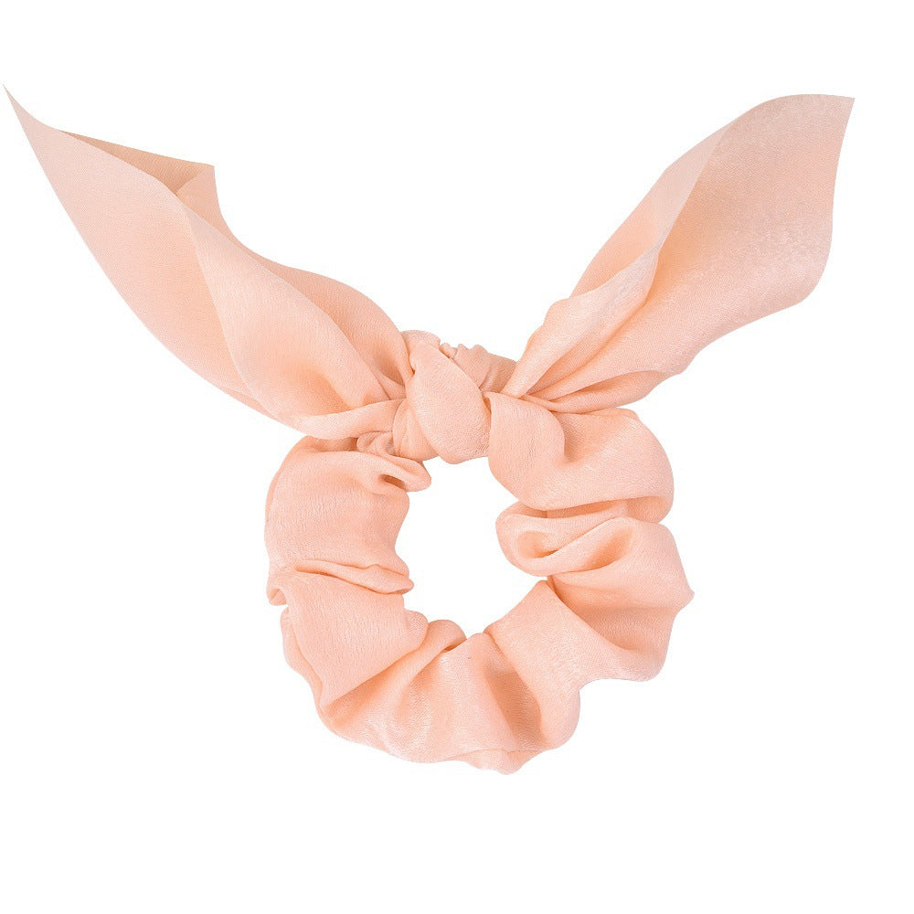 Wholesale Tassel Knot Cloth Bowel Hair Scrunchies