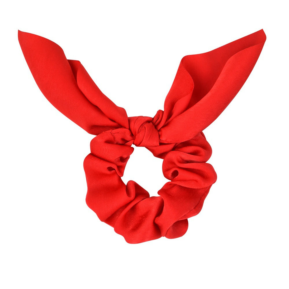 Wholesale Tassel Knot Cloth Bowel Hair Scrunchies