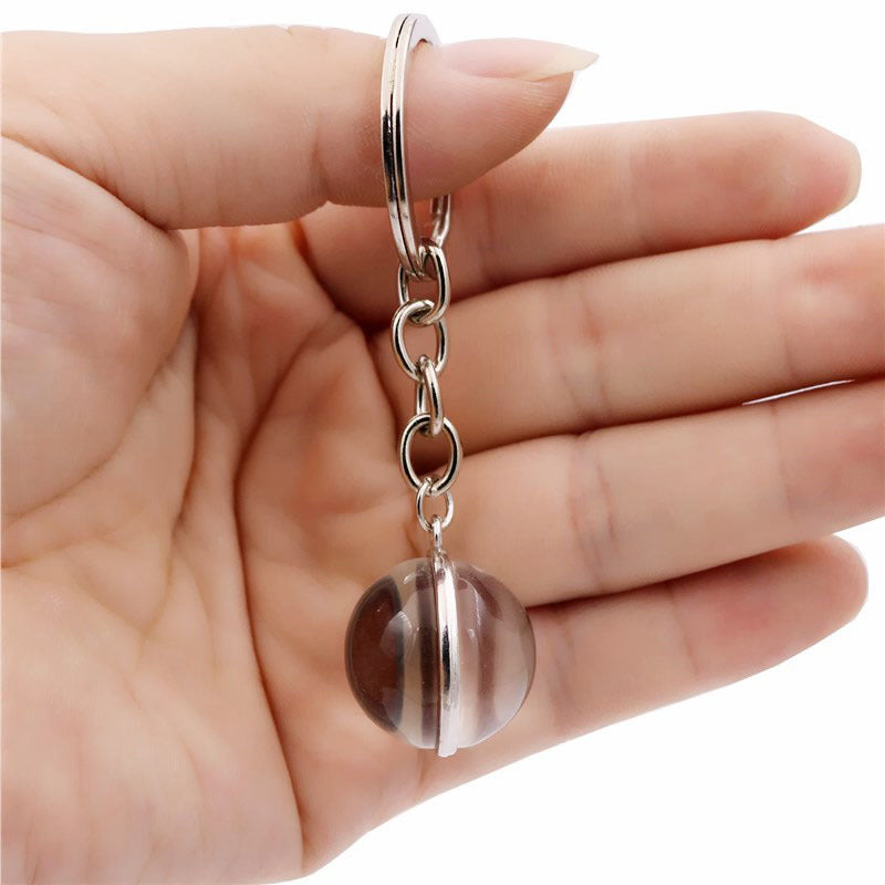 Wholesale Zinc Alloy Galaxy Planet Keychain