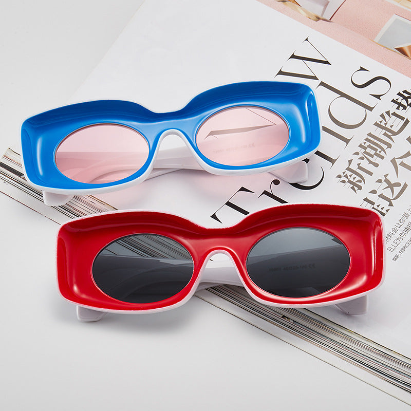 Wholesale PC Candy Color Square Sunglasses