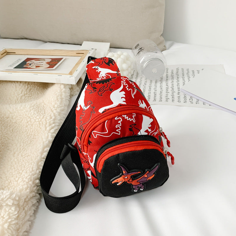Wholesale Nylon Kids Dinosaur Messenger Bag