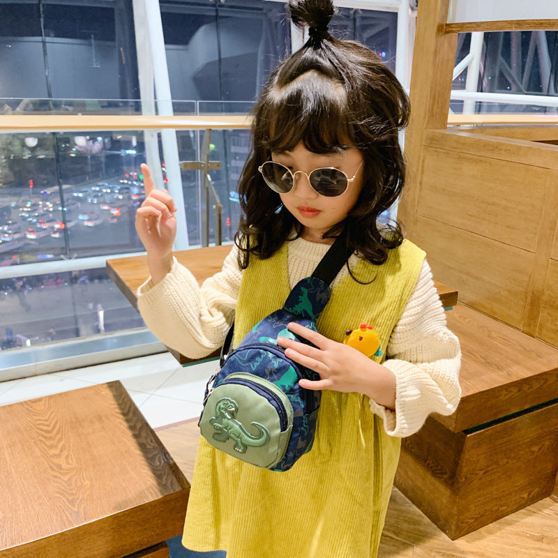 Wholesale Nylon Kids Dinosaur Messenger Bag
