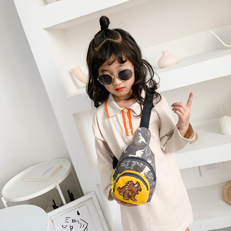 Wholesale Nylon Kids Dinosaur Messenger Bag