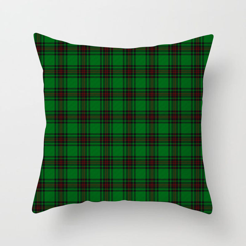 Wholesale Scottish Red Plaid Throw Pillow Cover Home Sofa Pillow Cushion Cover