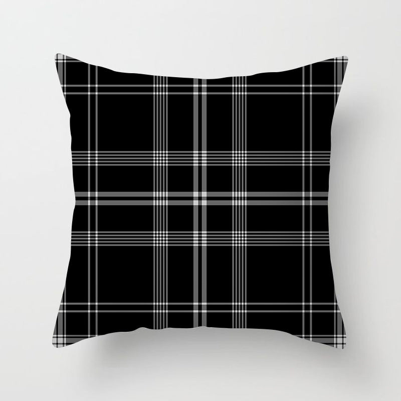 Wholesale Scottish Red Plaid Throw Pillow Cover Home Sofa Pillow Cushion Cover