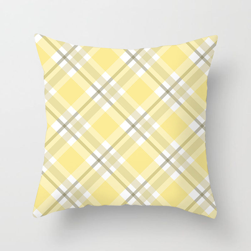 Wholesale Scottish Red Plaid Throw Pillow Cover Home Sofa Pillow Cushion Cover