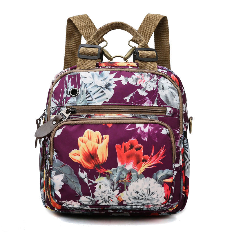 Wholesale Nylon Flower Mommy Bag
